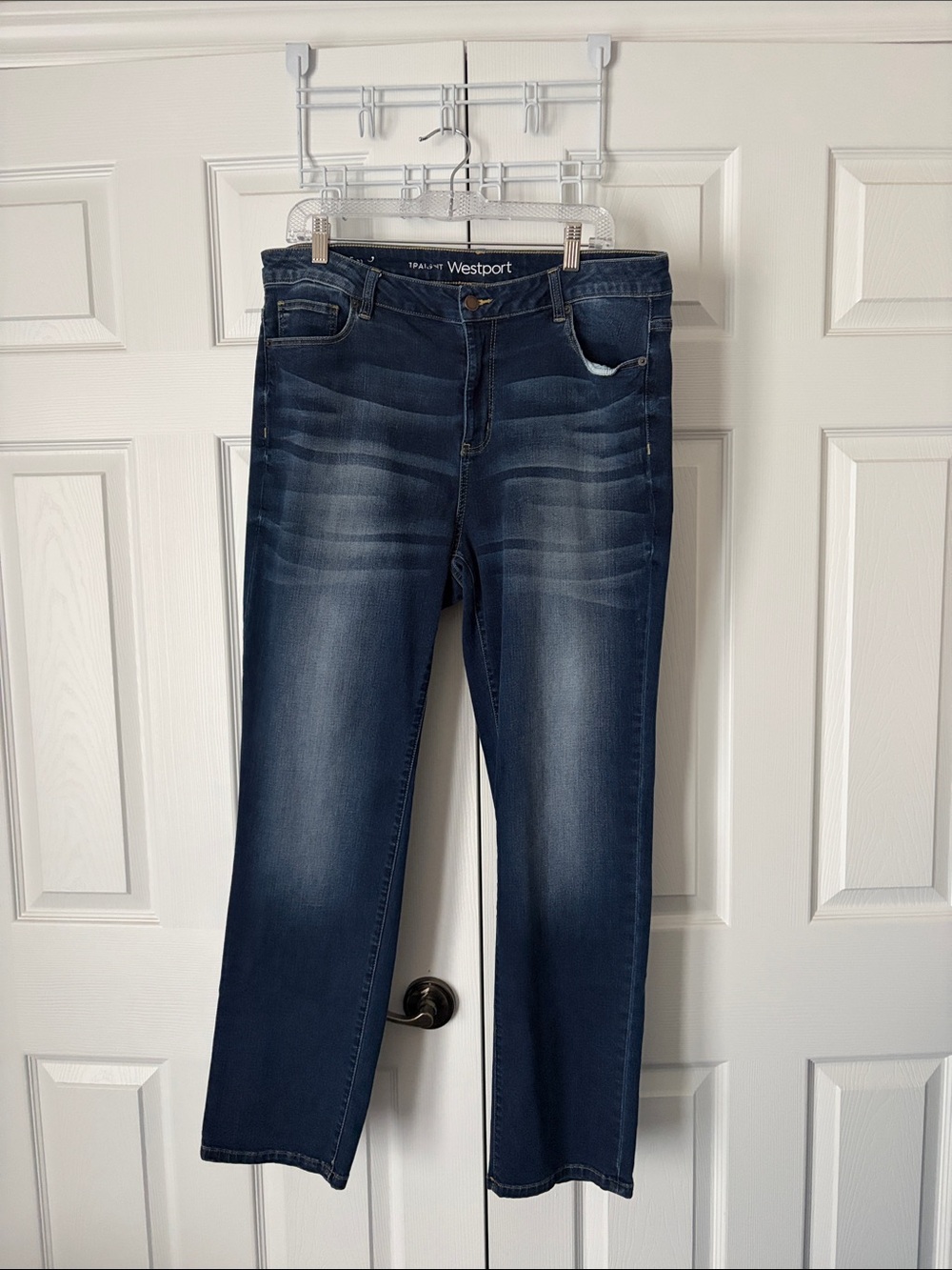 Westport Women’s Dark Blue Relaxed Straight Jeans